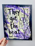 HEAD OVER HEELS "They got the beat" - ART PRINT