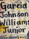RENO 911 "Dangle Wiegel Jones Garcia Johnson Williams Junior" - CANVAS