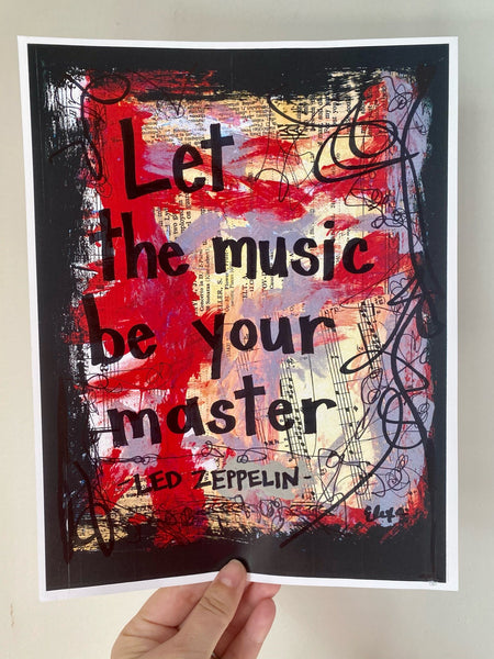 LED ZEPPELIN "Let the music be your master" - ART