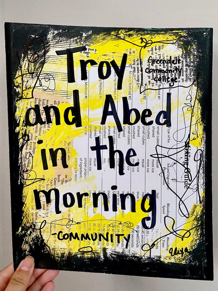 COMMUNITY "Troy and Abed in the morning" - ART