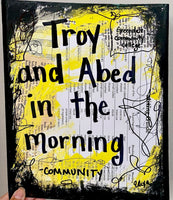 COMMUNITY "Troy and Abed in the morning" - CANVAS