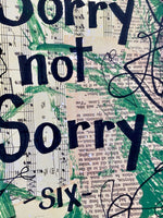 SIX THE MUSICAL "Sorry not sorry" - ART