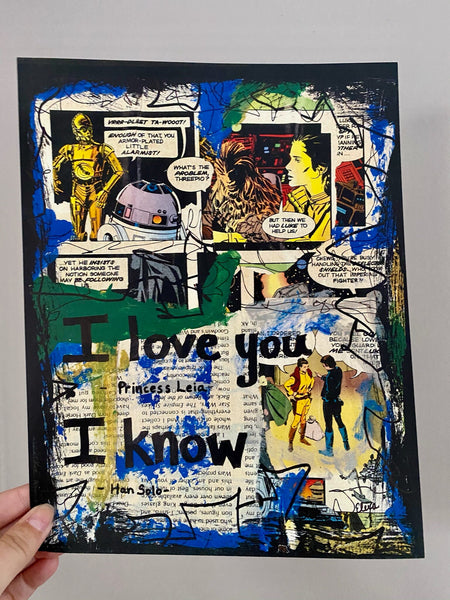 STAR WARS "I love you, I know" - Comic Book ART