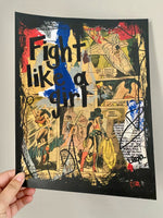 WONDER WOMAN "Fight like a girl" - Comic Book ART