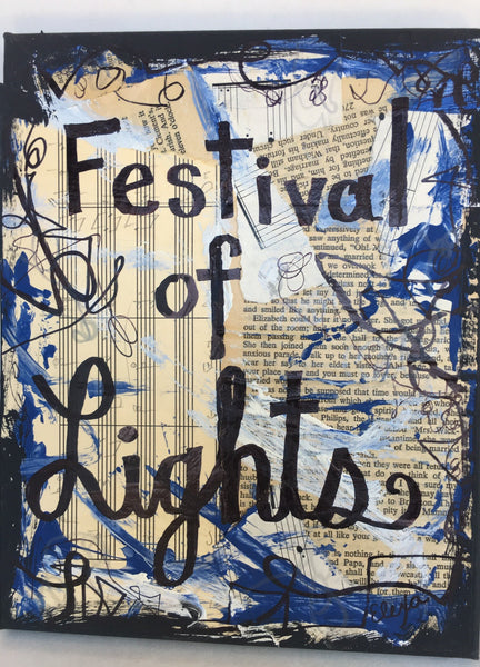 HANUKKAH "Festival of lights" - CANVAS