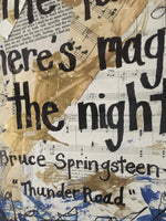 BRUCE SPRINGSTEEN "Show me a little faith" - CANVAS