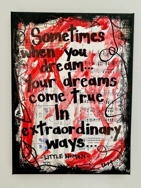 LITTLE WOMEN "Sometimes when you dream" - CANVAS