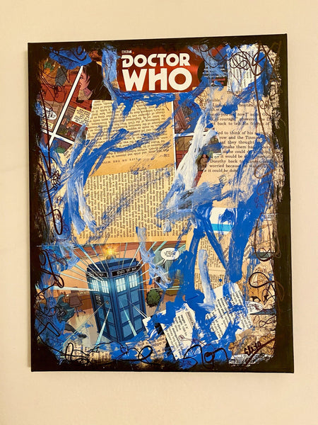 DOCTOR WHO - Personalized Comic Book ART PRINT