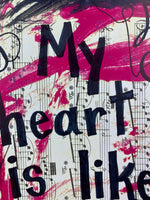 BE MORE CHILL "My heart is like wow" - CANVAS