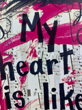 BE MORE CHILL "My heart is like wow" - CANVAS