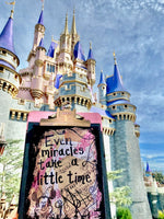MINNIE MOUSE "Even miracles take a little time" - CANVAS