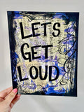 J. LO "Lets get loud" - ART PRINT