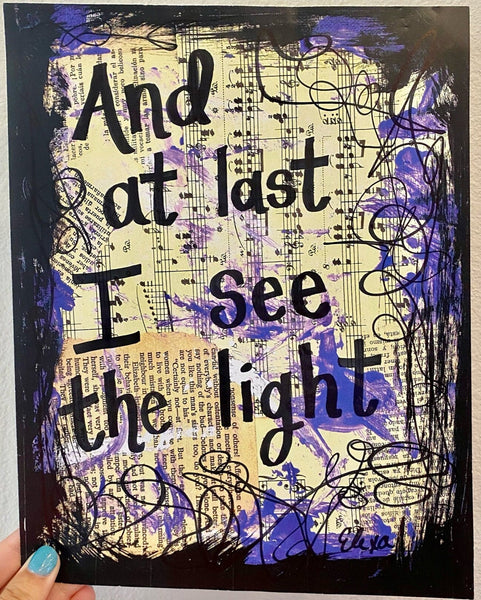 TANGLED "And at last I see the light" - CANVAS