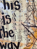 THE MANDALORIAN "This is the way" - CANVAS