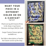 DR. SEUSS "One fish two fish red fish blue fish" - CANVAS