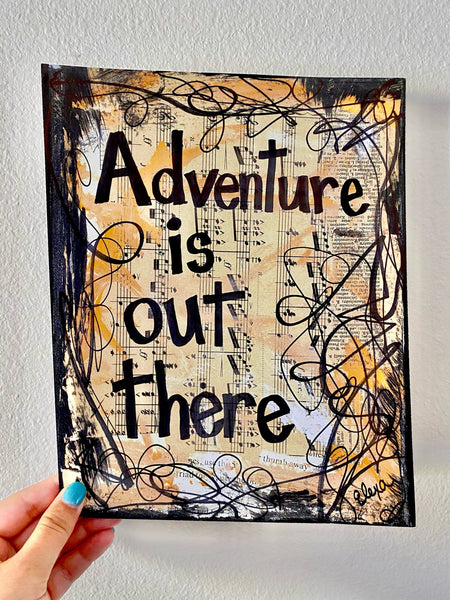 UP "Adventure is out there" - ART PRINT