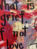 WANDAVISION "What is grief, if not love persevering" - CANVAS