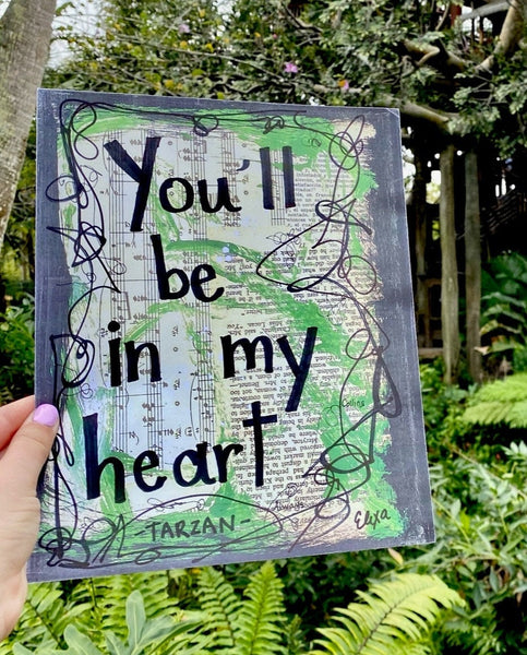 TARZAN "You'll be in my heart" - CANVAS