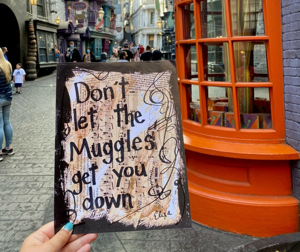 HARRY POTTER "Don't let the Muggles get you down" - ART