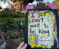 THE LION KING "I just can't wait to be king" - ART