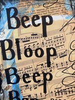 R2D2 "Beep Bloop Beep Bop" - CANVAS