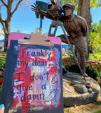 GONE WITH THE WIND "Frankly my dear I don't give a damn" - CANVAS