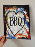 FOOD "BBQ" - CANVAS