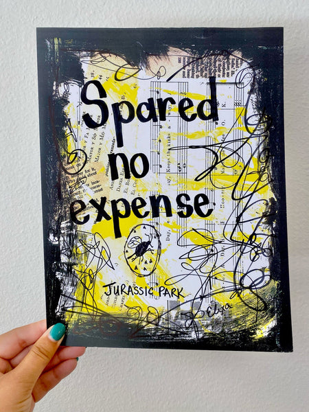 JURASSIC PARK "Spared no expense" - ART
