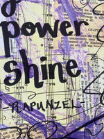 TANGLED "Let your power shine" - CANVAS