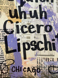 CHICAGO "Pop Six Squish Uh Uh Cicero Lipschitz" - ART
