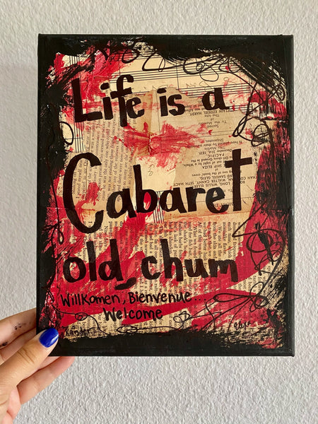 CABARET "Life is a Cabaret old chum" - CANVAS