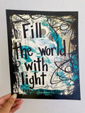 RAYA AND THE LAST DRAGON "Fill the world with light" - CANVAS