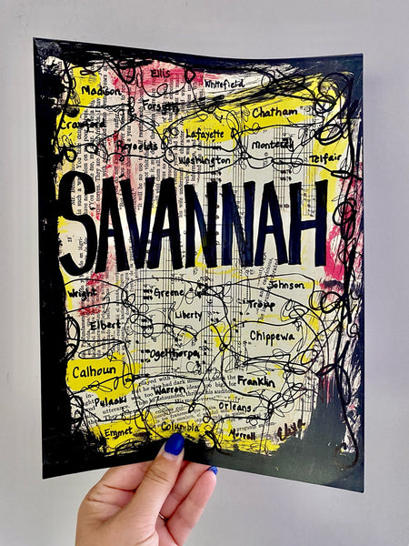 GEORGIA "Savannah" - ART PRINT