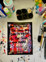 THE BEATLES "And in the end, the love you take is equal to the love you make" - ART
