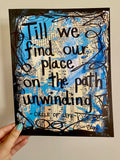 THE LION KING "Till we find our place on the path unwinding" - CANVAS