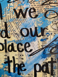 THE LION KING "Till we find our place on the path unwinding" - CANVAS