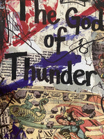 THOR "The God of Thunder" Comic Book - CANVAS