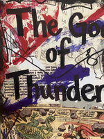 THOR "The God of Thunder" - Comic Book ART PRINT