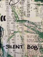 CLERKS "Silent Bob" - CANVAS