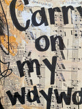 SUPERNATURAL "Carry on my wayward son" - CANVAS