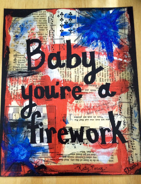 KATY PERRY "Baby you're a firework" - ART