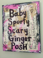 SPICE GIRLS "Baby Sporty Scary Ginger Posh" - ART