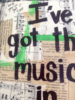 MUSIC "I've got the music in me" - ART