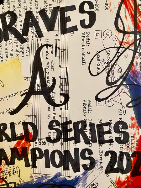 The Atlanta Braves Are World Champions. Of The 2021 World Series 8x10 Photo  Picture Collage at 's Sports Collectibles Store