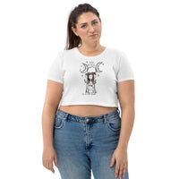 Hecate goddess tarot Halloween shirt Organic Crop Top
