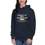 Goblet of fire brass band Harry Potter inspired book Unisex Hoodie