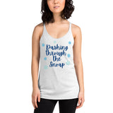 Dashing through the snoap Disney world florida christmas Women's Racerback Tank