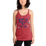 Dashing through the snoap Disney world florida christmas Women's Racerback Tank